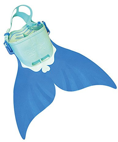 Xtrem Sports 00502 Aquatail Meerjungfrau Flosse, Größe M 6 - 12 Jahre, Blau