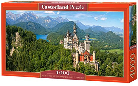 Castorland C-400218-2 View of The Neuschwanstein Castle,German Puzzle 4000 Teile