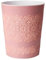 HOMION 9 Litre Flora Waste Container Basket Storage Bin for Office Room Bathroom Usage Small Paper Waste Bin Sack Leightweight Round Bin for Kitchen Home Office Toilet (PINK)