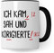 Pagma Druck Lehrer Tasse lustig: Ich kam, SAH und korrigierte | Tasse für Lehrerin & Lehrer Geschenk | Geschenkidee Schule Deutschlehrer Deutschlehrerin Lehramt Kaffeetasse