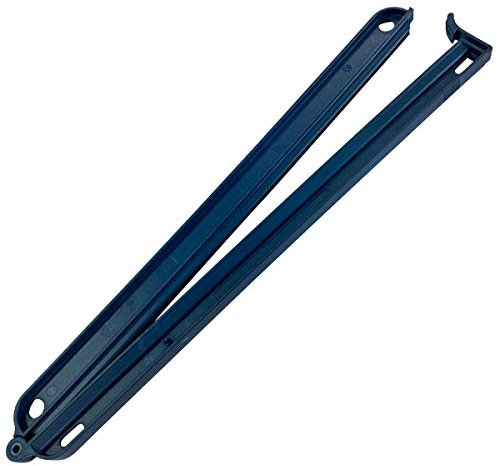 Detektierbarer Beutelverschluss, Verschlussklammern aus Kunststoff, Beutelverschluss blau, Beutelclips HACCP-konform, Größe:Stick | Verschluss 15 cm | Länge 17.8 cm