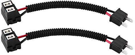 Connettore di prolunga H7 di Qiilu per fari e fendinebbia, ceramica + PVC, popolare, kit di cablaggio per auto