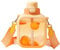 Trinkflasche Flache, Wasserflasche Sport Niedliche Quadratische Flasche Reise Outdoor Zubehör für Frauen Outdoor Sport Camping Fitnessstudio Fitness 24 Unzen (700ml)