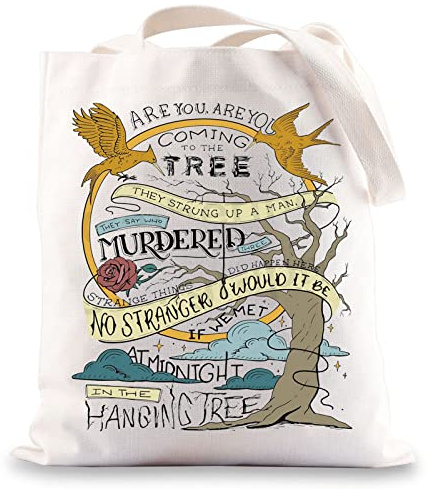 BWWKTOP Hunger Movie Tote Bag Movie Inspired Gifts Music Lover Canvas Shoulder Bag For Movie Fans