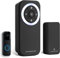 Wasserstein Wireless Doorbell - Compatible with Blink Video Doorbell (1 Pack, Black)