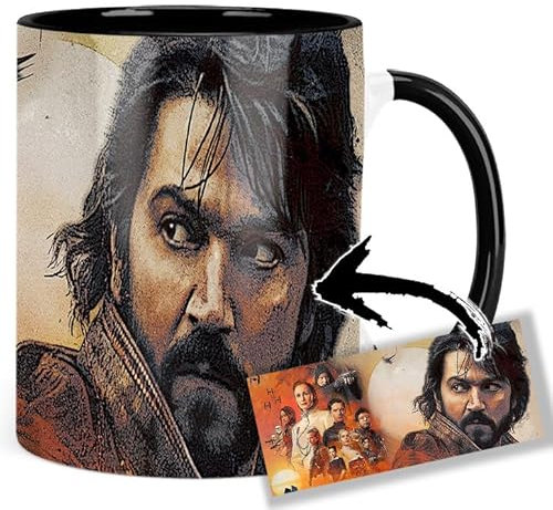 Andor Diego Luna Adria Arjona Tasse Innen & Henkel Schwarz Keramikbecher Mug