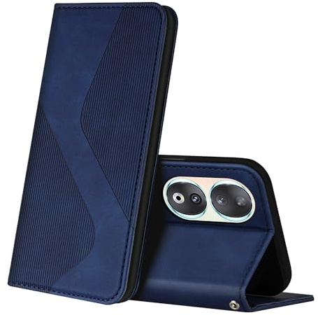 ZONNAVI Cover per Honor 90 5G, Flip Custodia Pelle PU con [Slot Cart] [Supporto Stand] [Magnetica], Cover a Libro Portafoglio per Honor 90 5G (Blu)