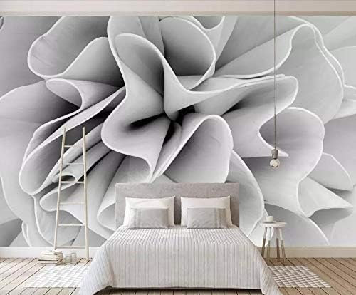 Hintergrundbilder Einfache Schwarz Weiß Dreidimensionale Geometrische Blume Tv Hintergrund Wohnzimmer Schlafzi Tapeten Wohnkultur Fototapete 3D Effekt Wohnzimmer Schlafzimmer Kinderzimmer-430cm×300cm