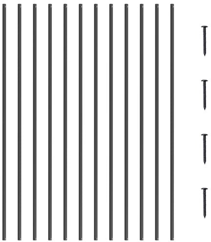 VEVOR FX-44in-11 balustre décoratif en métal, Noir