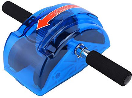 Ab Roller Wheel, 40x14x16cm/15,75x5,51x6,3 Zoll Bauch Vier Rollen Rad Bauchmuskeltrainer Fitnessstudio AB Roller Wheel Home Bauchroller Mit Rutschfester Für Männer Frauen Training Kerntrainings