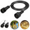 FFZZKJ Extension Cable for Christmas Lights 16.4Ft/5M String Lights Extension Cord 2Pin IP65 Waterproof Anti-Corrosion for Christmas Lights String, and Most LED Fairy Lights, Black