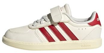 Adidas Unisex Children's Breaknet Sleek Shoes Children, Dirty White Scarlet Best Hot Vanilla, 12.5 UK
