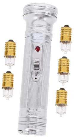 jojofuny Torcia Elettrica Retrò Compatta Torcia Portatile in Stile Vintage Senza Batteria Per Campeggio Ed Emergenze Dal Design Retrò