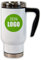 Unikatolo Thermobecher personalisiert mit Logo oder Foto, Isolierbecher individuell bedruckt, Thermo-Tasse für Firmen, Vereine, Werbeartikel, Büro, Uni, Auto, Camping Kaffee to go Becher (Dein LOGO)