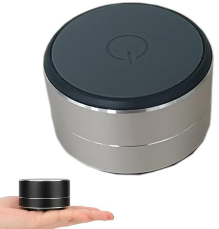 Buzzgo Speaker, Buzzgo Echo Speaker, Mini Magnetic Bluetooth Narrator Bone Conduction, Portable Wireless with Suction Cup, for Bathroom Outdoor (Silver)