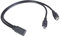 USB C Splitter Cable Type C Female to Male and MicroUSB Y Extension Cable for Charging Multiple