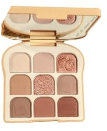 9-Color Toast Eyeshadow Palette, matt, schimmernd, metallisch schimmernd, für rauchige, neutrale und tägliche Augen (3# Dreamy Mist Lila)