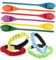 Milisten Wooden Egg Spoon Race Game Set Balance Sticks 2-Person Outdoor Party Toy for Boys and Girls and Adults Fun Relay Race and Sensory Training Game