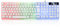 mophrati USB Wired Keyboard 104 Key Laptop Notebook Tablet Mechanical Ergonomic Key Board Office Electronics Accessories, White Without Mouse