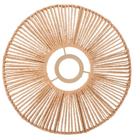 Cabilock Abat-jour Suspension Paille Tressée Abat-jour Pour Lampe De Table Et Lustre Décor Intérieur Moderne Pour Salon Couloir Chambre Ambiance Chaleureuse Et Installation Facile