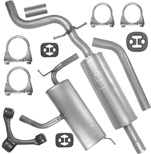POLMOstrow Auspuff für Seat Altea Xl 1 I 2006-2013 | Mitteltopf und Endtopf, Motoren: 1.6, Van