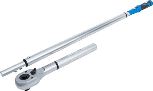 BGS 7526 | Drehmomentschlüssel | Drehmomentbereich 150-750 Nm | Abtrieb Außenvierkant 20 mm (3/4) | Länge 1210 mm | 72 Zähne | Auslösegenauigkeit +/- 3 % | Kalibrierzertifikat