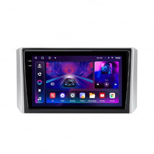 Car Stereo with Apple Car Play &Android Auto for Renault Logan1 Sandero 2009-2015 Dacia Duster Stereo Fhd Touch Portable Navigation Music Video Player Bluetooth Wifi, Voice, 8 Core 8G+256G