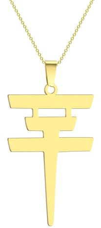 Generisch Fashion Tokio Hotel Halskette für Frauen Anhänger Logo Bill Kaulitz Schild Symbol Punk Männer Choker Geburtstagsgeschenke