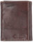 Steve Madden Herren Leather RFID Wallet Extra Capacity Attached Flip Pocket Geldbörse, Braun (Antiquität)