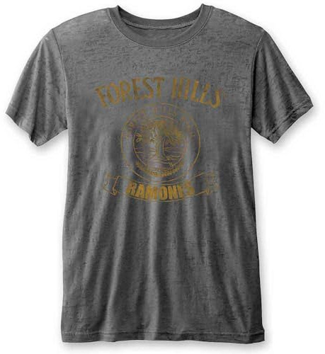 Rockoff Trade Men's Ramones Forest Hills T-Shirt, Grey (Charcoal), Medium