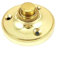 Victorian Round Shape Door Bell Push Press Button 52mm in Polished Brass
