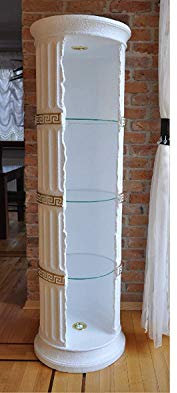 JV Moebel Design Vitrine Étagère Verre Colonne Bar Vitrines Étagères Armoire Salon 1882 Neuf
