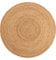 benuta Pure Jute Teppich Jutta - Natur Rund 160 cm - Handgewebter Wohnzimmerteppich - Natürliches Boho Design - Für Fußbodenheizung geeignet