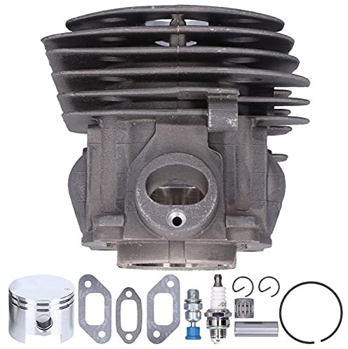 Fdit Kit de pistón de Cilindro, Piezas de Repuesto, Accesorios de Motosierra, Aptos para Motosierra Husqvarna 359 357XP 357 XP Epa