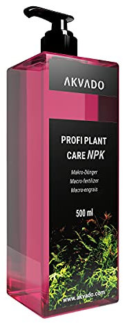 Akvado Profi Plant Care NPK - Makro Dünger für Aquarienpflanzen, 500 ml