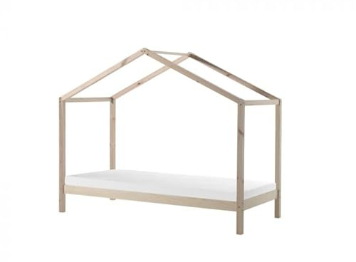 Vipack DACOZH1005, Metall Kiefer Baumwolle, Natur, 90 x 200 cm