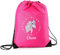 Striefchen® Sportbeutel für Mädchen, verschiedene Motive, personalisiert Pferd Pink