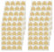 hocadon Fotoecken Selbstklebend Braun, 240 Stk/10 Blatt Fotoecken Aufkleber, Photoecken für DIY Scrapbook Deko, Album, Partydeko(Braun)