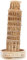 Alasum Schiefer Turm von Pisa Modell Italien Ornament Aquarium Landschaft Ornament Aquarium Höhle Architektur Gebäudemodelle Aquarium Dekor Aquarium Turm Modell Spielzeug Sand Tisch Reise Harz