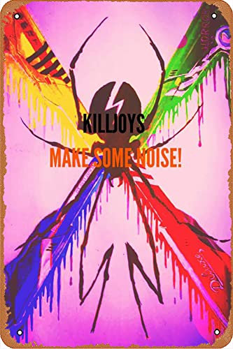 Mcr Poster Band Poster Danger Days (2) Neuheit Metallschild Retro Wanddekoration für Zuhause, Tor, Garten, Bars, Restaurants, Cafés, Büro, Geschäft, Kneipen, Club-Schild, Geschenk, 30,5 x 20,3 cm