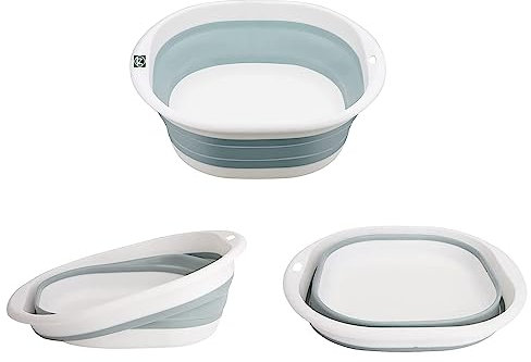 ZatRuiZE Square Folding Hand Wash Basin 6L Collapsible Washing Up Bowl Portable Washbasin Camping & Hiking Water Storage Folding Basin