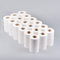 Pack of 54 - Toilet Rolls, 2 Ply White Toilet Paper, Quilted Toilet Roll Packs, 34GSM Toilet Paper Soft Tissue Roll Skin Cleaning Towels, Wiping Napkin Roll, Bulk Buy (220 Sheets/Toilet Rolls)