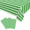 3PCS Karierte Tischdecke,Grün Weiß Karierte Tischdecke 220x130cm Plastiktischdecke,Table Cloth Weihnachtstischdecke Plastik Tischdecke mit Karierter Flagge für Weihnachten,Racing Party Dekoration