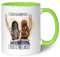 GRAVURZEILE Bedruckte Tasse mit Konfiguration - Beste Freundin - Umfangreich anpassbares Motiv zum selbst gestalten - Persönliches Geschenk für Freundinnen - Farbe: Grün