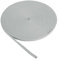 PATIKIL Baumwollband Baumwolle Gurtband 10mm x 45m, Schrägband Baumwoll Nahtband Köperband Saumband Einfassband Stoffband Webband zum Nähen für DIY Basteln Stricken Verpackung, Silber-Grau