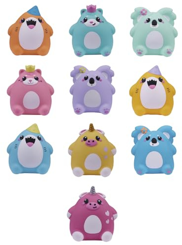 Smooshzees Cutezees Flexible Puppen, 8 cm, Sortiert