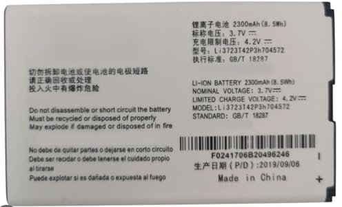 Audiosystem Batteria Compatibile Per Zte MF91 MF90 MF90C1 MF90C MF90S 4G WIFI MODEM ROUTER Li3723T42P3h704572 Con capacità 2300mah Li3715t42p3h654251