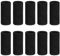 Dimeho Fingerschutz, 10 Stück Elastische Fingerbandage den Sport Verstellbare Dehnbare Fingerhülle Fingerschützer Kompressions Fingerhülsen Fingerstütze zur Fingerschmerzen (Schwarz)