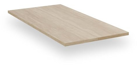 blumfeldt Bearsdon Tischplatte - Langlebige Holz-Tischplatte, 180x90 cm, Kratzfest & Hitzebeständig, Ideal für Esszimmer - Modernes Taupe Holz, Perfekt für Industrielle & Minimalistische Räume