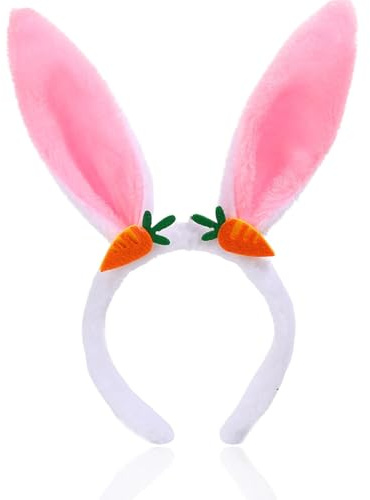 YUNHENTONG Osterhasen Haarreif, Niedlich Hasenohren Haarreif, Interessant Bunny Ears Kinder Erwachsene, Ostern Hasen Haarreifen für Osterpartys Zubehör